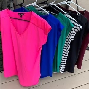 Express tops in 4 colors